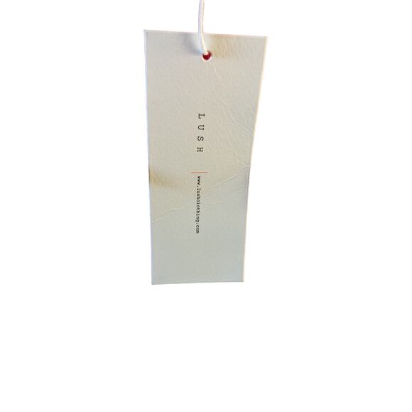 Lush spaghetti strap boho style orange flowy summer dress size xs NWT - Picture 6 of 6